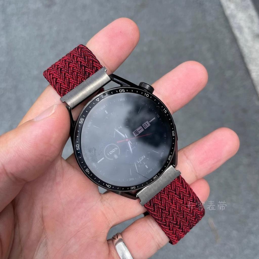 Универсальный нейлоновый ремешок для часов 20 мм 22 мм - Нейлоновая магнитная пряжка Эластичный плетеный сменный ремешок для смарт-часов для HUAWEI Watch Samsung Galaxy Watch Amazfit