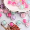High Quality Necklace Bracelet Loose Beads 150/100Pcs Sandwich Transparent Creative 8/10mm Round Pendant Faceted DIY Jewelry Making Candy Color