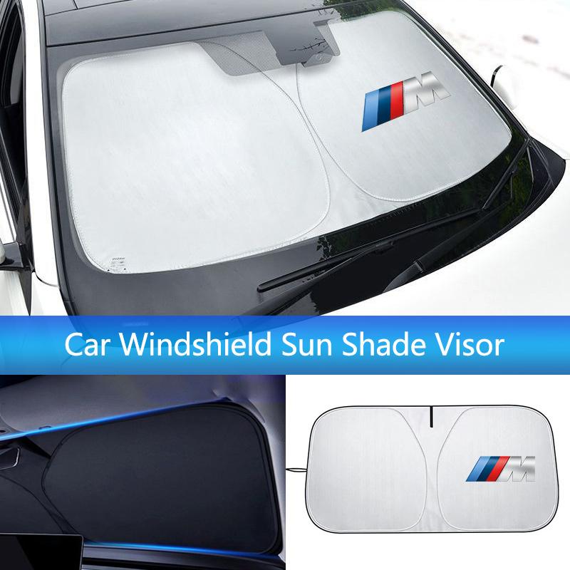 NEOW3 For BMW M E60 E90 E46 E39 E70 F10 F20 F30 X5 X6 X1 M3 M5 M6 E71 Car Windshield Sun Shade Visor UV Protection Shield Accessories