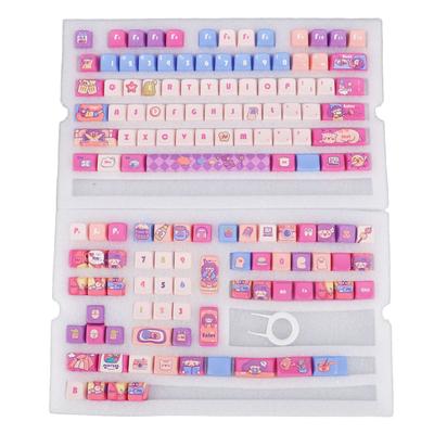 Игровые колпачки для клавиатуры 138 клавиш Высота MDA Pbt Термосублимация Колпачки для замены клавиатуры