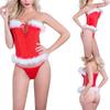 Women's Sexy Bikini Christmas Dress Jumpsuit Cosplay Clubwear Party Costume Clothing G-string