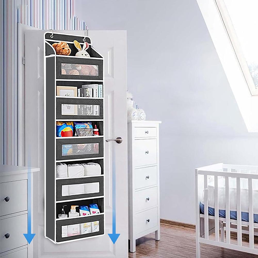 1 шт. 5-слойная нетканая подвесная сумка-органайзер для двери, большой вместимости, для хранения в ванной, спальне, на двери