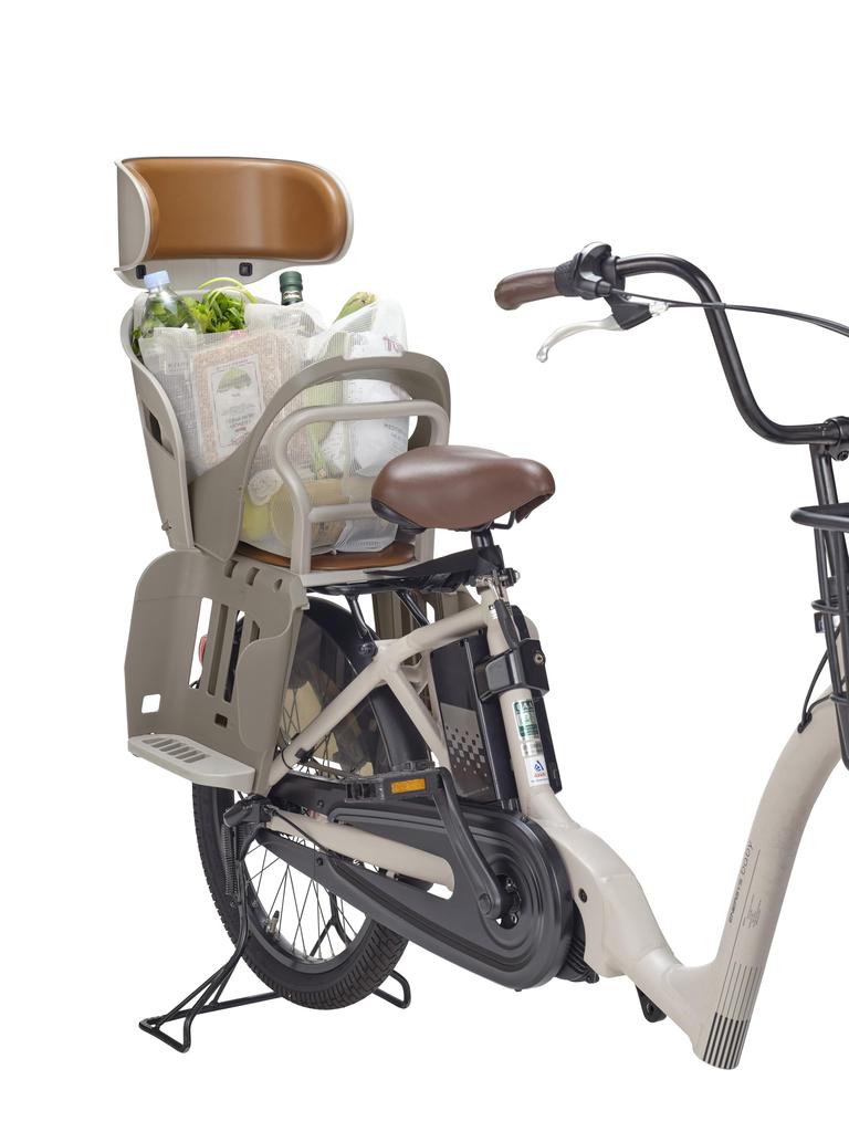 OGK Giken детское велосипедное сиденье заднее детское сиденье с подголовником POPOLA больше Серый Новый SG стандартный продукт RBC-019DX2 (Попола Подробнее)