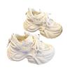 Mesh Breathable Dad Shoes Women's 2025 Summer New Hollow Thick Sole Inner Height Increase Sports and Leisure Shoes Women Ins Tide