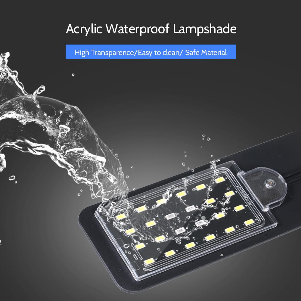 AC220V 10W 24 LED Aquarium Light Fish Jar Lamp White/Blue Light Portable
