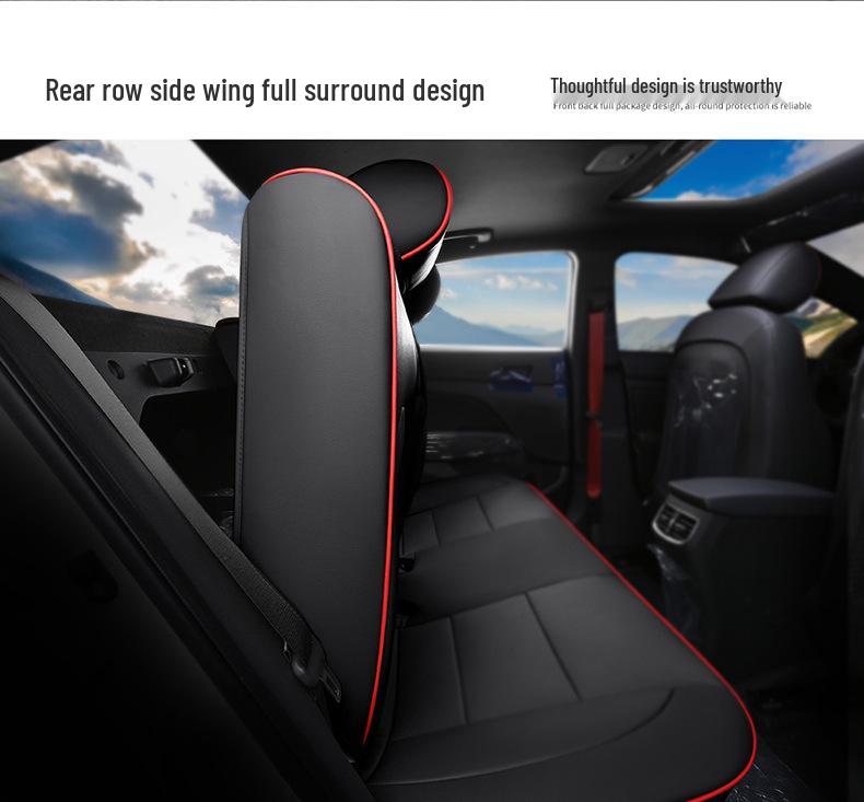 Hyundai Elantra Leather Car Seat Cushion - Perforated, All-Season, 5-Seat Compatible