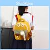 Color Childrens Blocked Backpack With Plush Pendant For School Outings And
