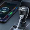 Адаптер автомобильного зарядного устройства USB-C с ароматерапией Быстрая зарядка Универсальный 2-в-1