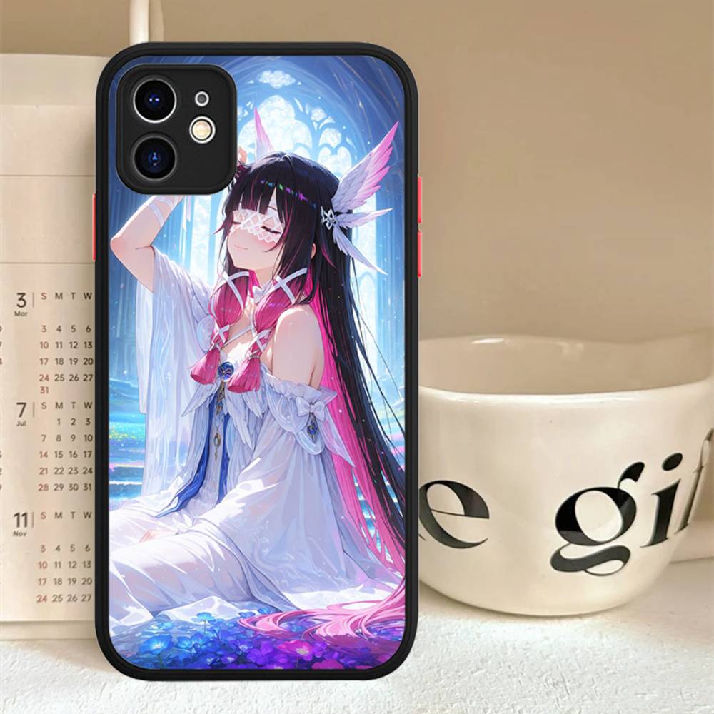 Genshin Impact Columbina For IPhone 11 12 13 14 15 16 Pro Max Plus Matte Translucent Phone Cover