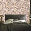 Beautiful flowers wallpaper in retro style for living room and bedroom 50x1000