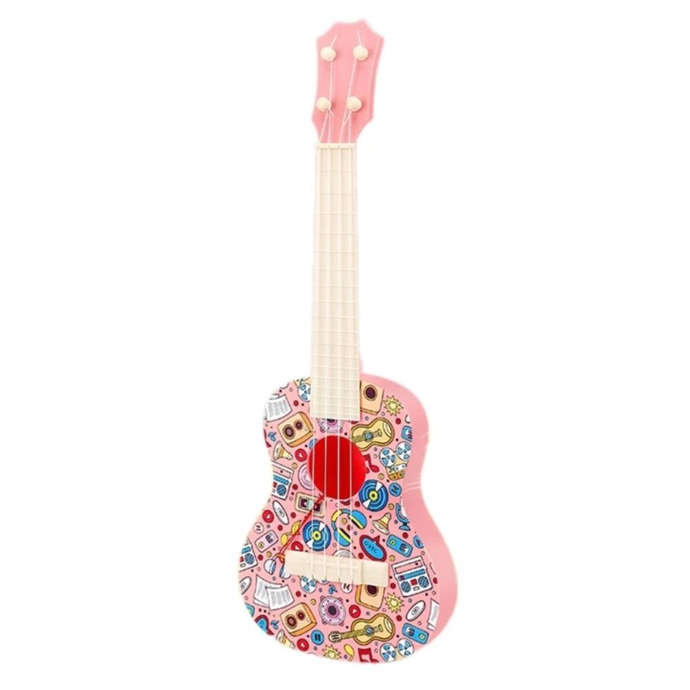 Animal Children Guitar Toy Adjustable String Knob Musical Instrument Toy  Beginners