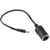 Cigarette Lighter Female to DC 5.5 * 2.1mm Female Socket Plug Power Supply Adapter Cable