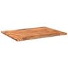 VidaXL Table Top 80x60x3.8 Cm Rectangular Solid Acacia Wood, Wooden Table Top, Coffee Table Top, 370991