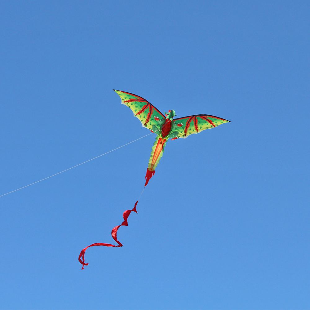 3D D-ragon K-ite Kids Toy  Outdoor Flying Activity Game Children With Tail