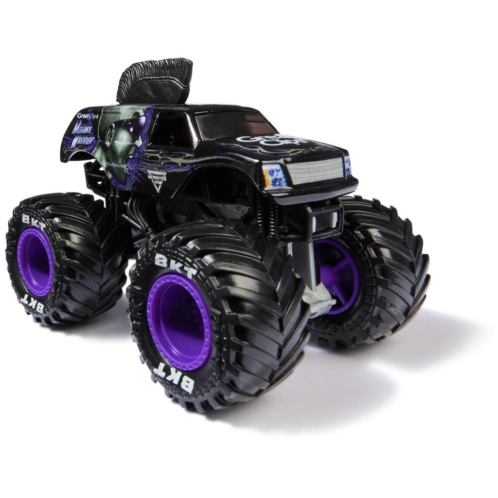 Monster Jam, Official Mohawk Warrior Monster Truck, Die-Cast Vehicle, 1:64 Scale, Kids Toy, for Boys Ages 3 and Up