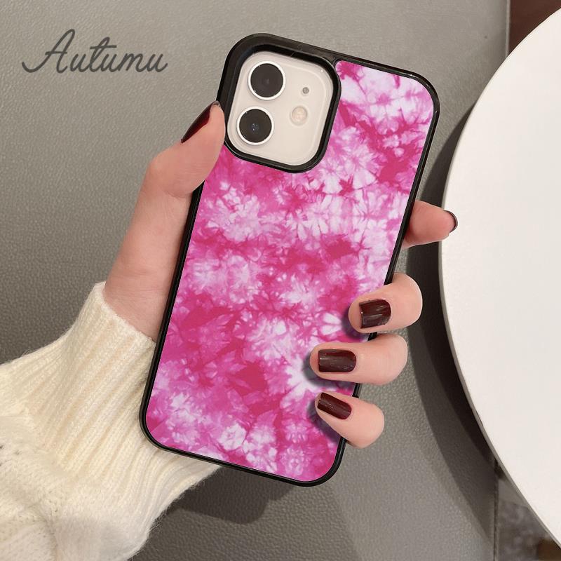Чехол для телефона Icy Blue Tie Dye для iPhone 11 12 13 14 Pro Max mini X XR XS SE 2020 5 6S 7 8 Plus Samsung Galaxy S21 S22 Чехол-накладка