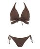 Swimwear Bikini Natural But Firm Up Brown [Sanai Paradise] Set, [Natural Bra], Non-wired Bikini, 55-53-4-1659,