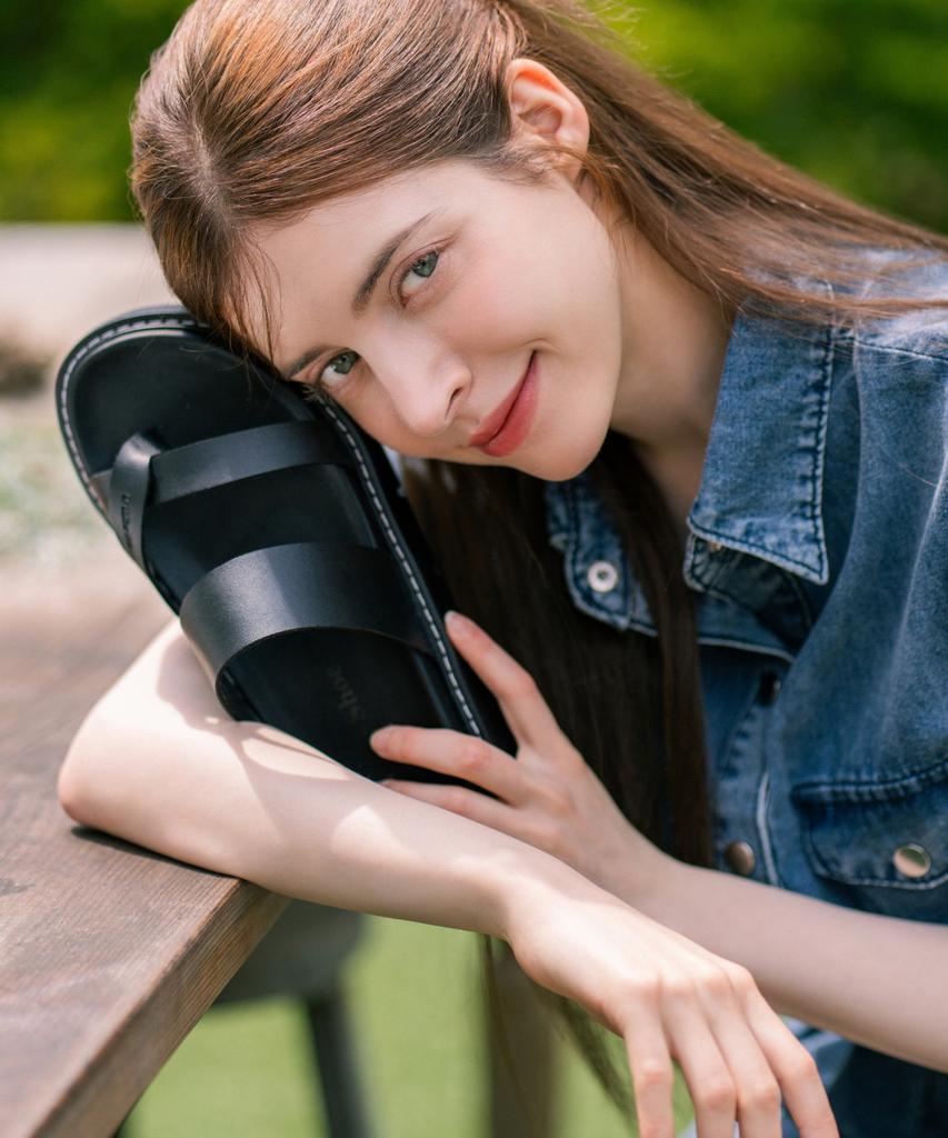 Differshoe Аileen Кожаные тапочки 5 см