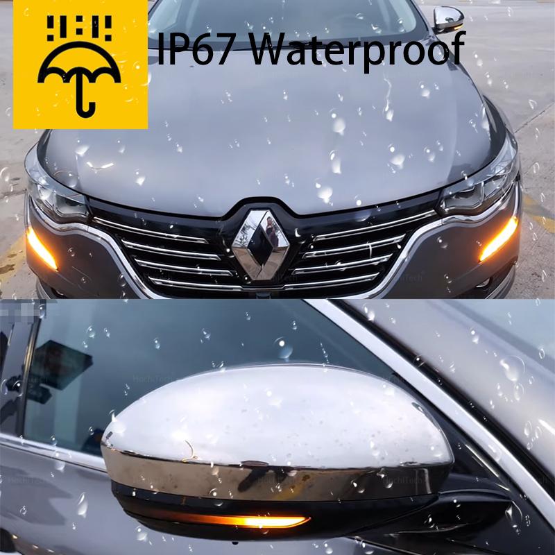 Динамический указатель поворота, светодиодный индикатор бокового крыла, вспышка для Renault Megane IV Mk4 Talisman Samsung SM6 Clio V 5