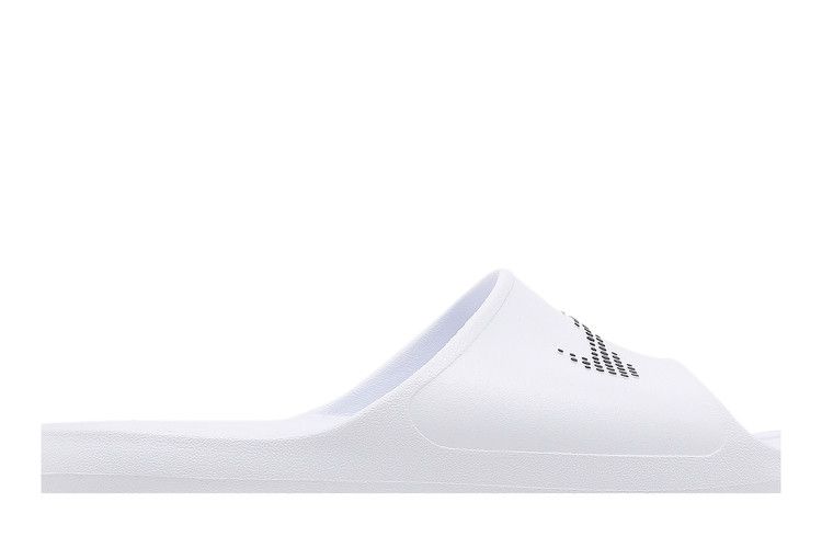 Nike Victori One Shower Slide White Polka Dot Swoosh
