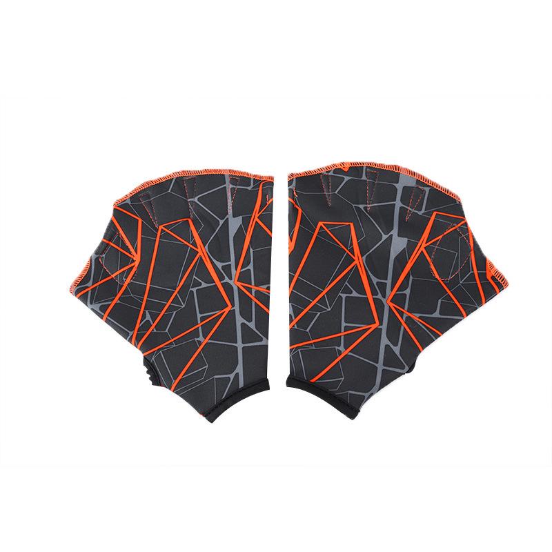 Неопреновые тисненые плавательные перчатки с ластами-перепонками для дайвинга и гребли