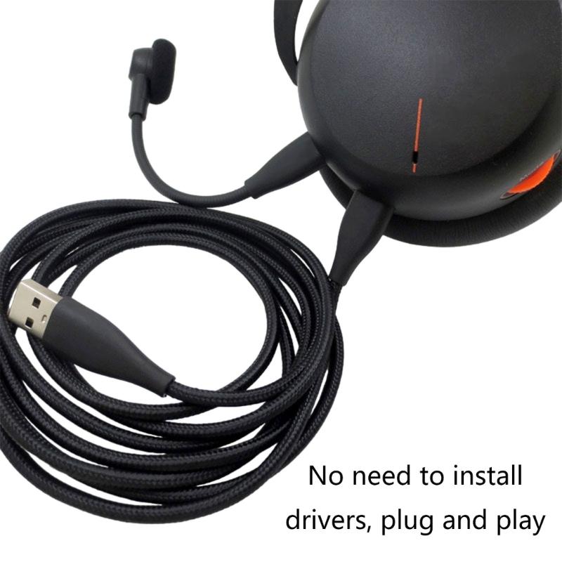 Replacement USB Headphones Cable PVC Wire for MMX 150 Headphones