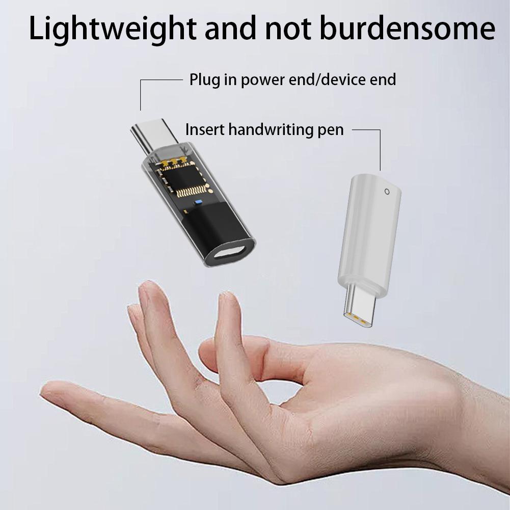 Ligting To Type-C Connecter Adapter for Apple Pencil 1st Generation Bluetooth-Compatible Ligting To Type C Charging Adapter