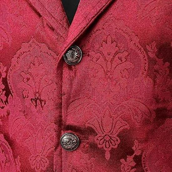 Мужской жилет Формальный деловой стиль Ретро Slim Fit сплошной цвет с отложным воротником однобортный без рукавов на пуговицах мягкий жилет для свадебной вечеринки жениха