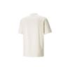 Puma X First Mile Co-Branded Pocket Logo Solid Color Regular Fit Sports Short Sleeve T-Shirt Men Tops Ivory-White 532337-73