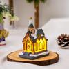 LED Christmas Light House Miniature House Xmas House Miniature  for Christmas Party