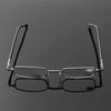 Elegant Eye Protection Reading Glasses Ultralight Metal Square Eyeglasses Presbyopic Eyewear Office