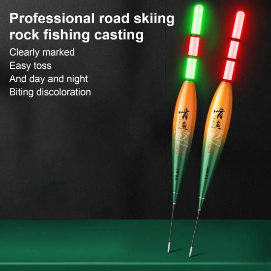 1 комплект светодиодных поплавков для рыбалки, водонепроницаемый, с высокой видимостью, для дальнего заброса, светящийся буй, поплавок, аксессуары для ловли карпа в соленой и пресной воде