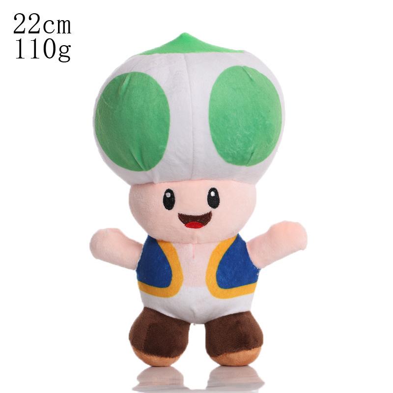 22cm Marios Captain Toad Plush Toys Anime Game Character Mushroom Man Toad Plush Soft Stuffed Toys for Birthday Gifts