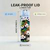 1PC Panda Bamboo Forest Scene Print 750ml Color Plastic Sports Water Bottle Leakproof Flip Straw Lid Suitable for Sports Office Home Use