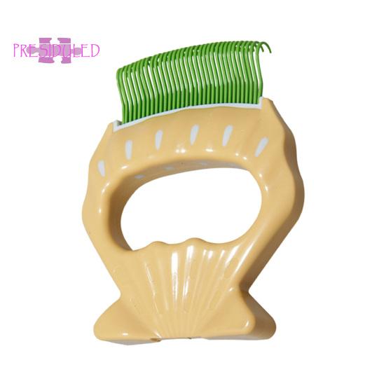 Расческа для домашних животных, массажная расческа для удаления волос, щетка для удаления линьки, щетка для кошек, собак, прочный инструмент для нежного ухода