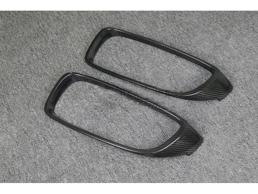 Compatible M3/M4 Carbon Fiber Double Kidney Grille Trim for 4 Series Air Vent Modification.