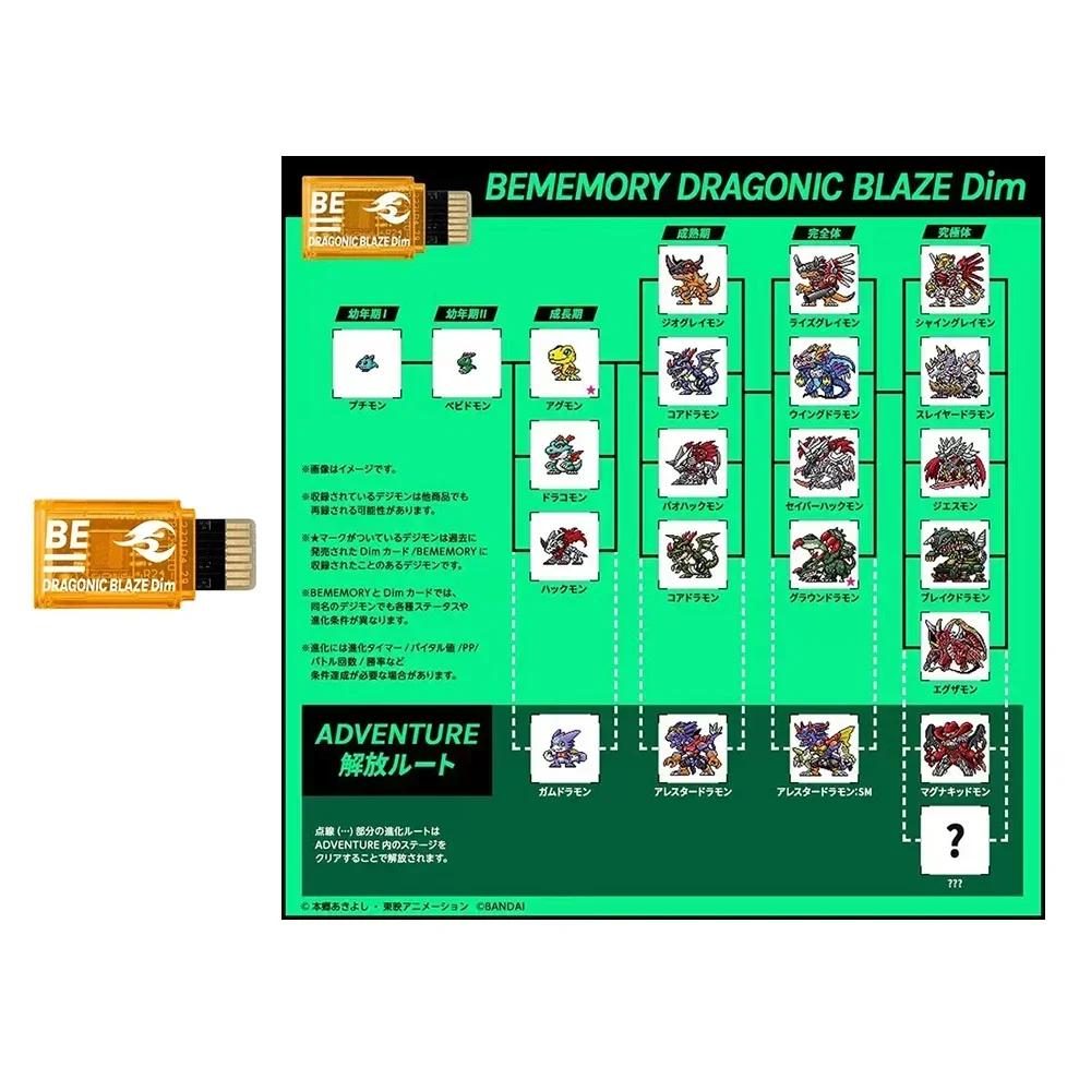Digimon Adventure BE MEMORY IMPERIALDRAMON RAMPAGE OF THE BEAST 25-летие DIM-карта Защитная пленка Фигурка Stingmon Модели Карт