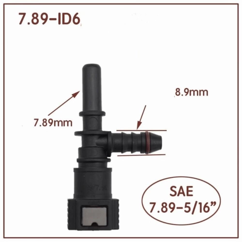 Пластиковый шланговый соединитель PA12 7.89 ID6 трубный соединитель прочный быстроразъемный соединитель