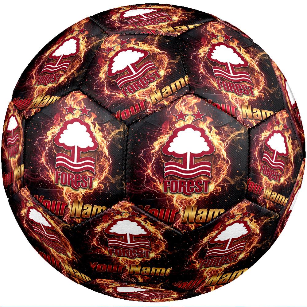 Nottingham Forest FC Fashion Size 5 Football Wearproof Non‑Slip Soccer Ball For Sports Training Entertainment Use