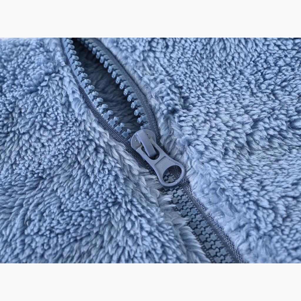 Осенние и зимние флисовые детские куртки для маленьких и средних детей, повседневная куртка на молнии с тесьмой, теплая шуба