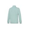 Толстовка с капюшоном Li Ning Plain Stand Collar Zup Sports Hoodie Women Hoodies Stone-Blue-Gray AWDT980-4