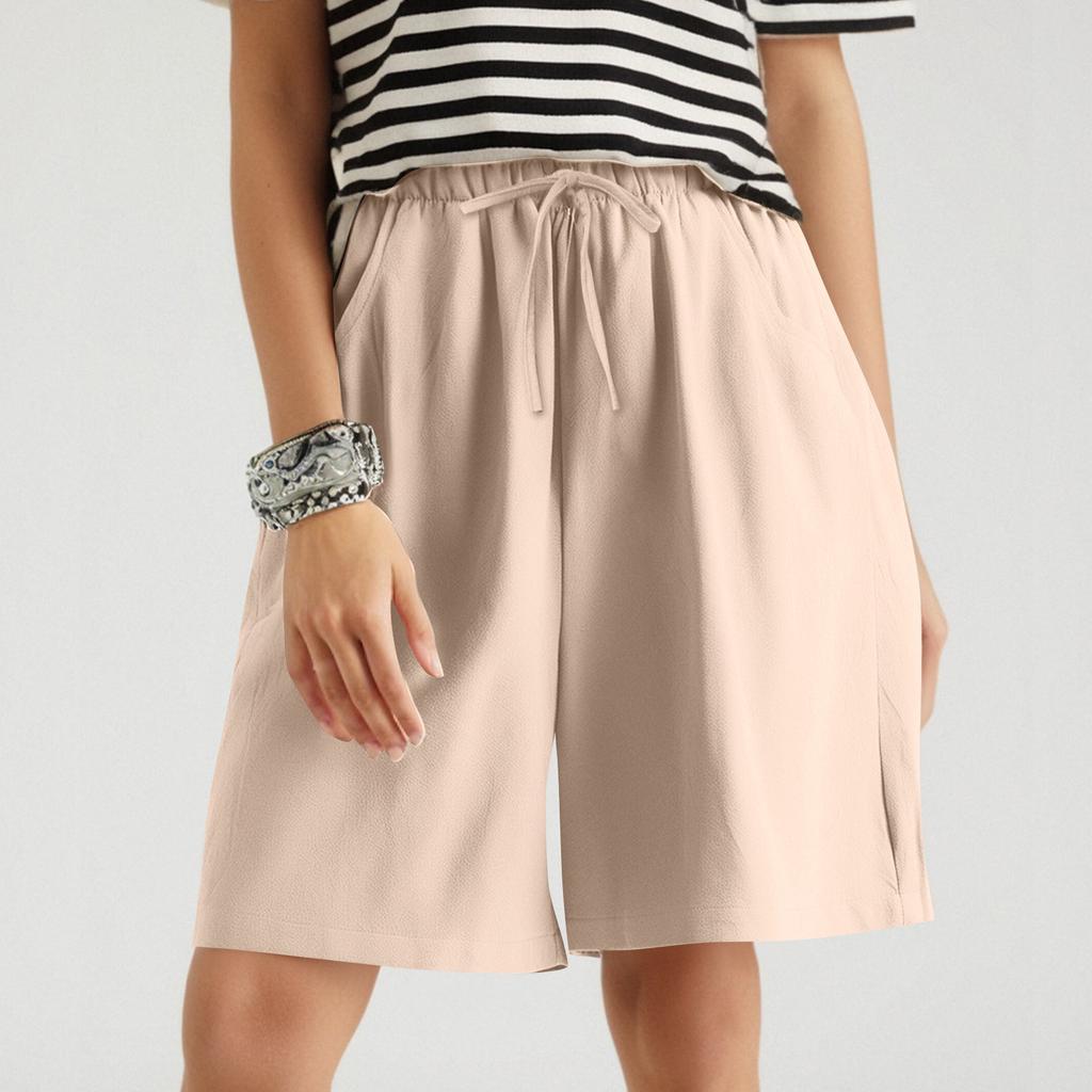 Подростковые шорты из мягкого хлопкового льна с карманами, мягкие застежки на пуговицы, без молнии, облегающие шорты