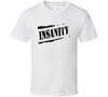 Insanity Muscle Workout Logo Gym T Shirt