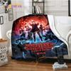 Фланелевое одеяло Stranger Things Теплое Уютное Одеяло для дома Офиса Дневной сон Одеяло для путешествий Кровать Диван Моющееся одеяло.