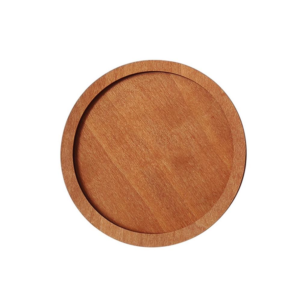 Натуральное дерево ручной полировки многофункциональный деревянный поднос