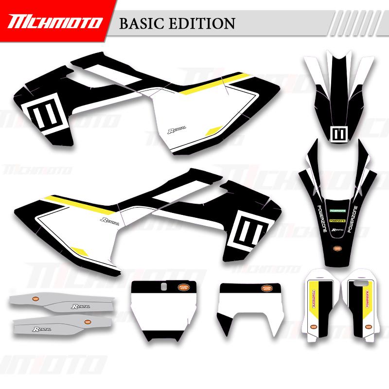 MCHMFG New Style Graphics Decals Stickers Kit For Husqvarna 2016 2017 2018 TC FC TX FX FS 2017 2018 TE FE 125 250 450
