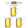 Кружки для пива Shufu 465 мл стеклянные с ручкой (3-Pack)
