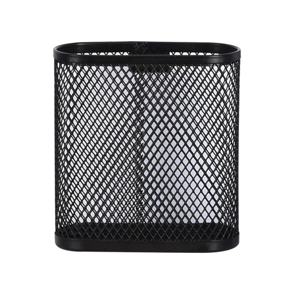 Semi-Circle/Oval Hanging Pen Holder Mesh Desk Organizer Durable Makeup Brush Container  Students