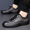 Fashion Quality Soft Sole Anti Slip Sports Leisure Shoes Brand Leather Business Oxford Shoes Summer Breathable Punching Leather Men Shoe