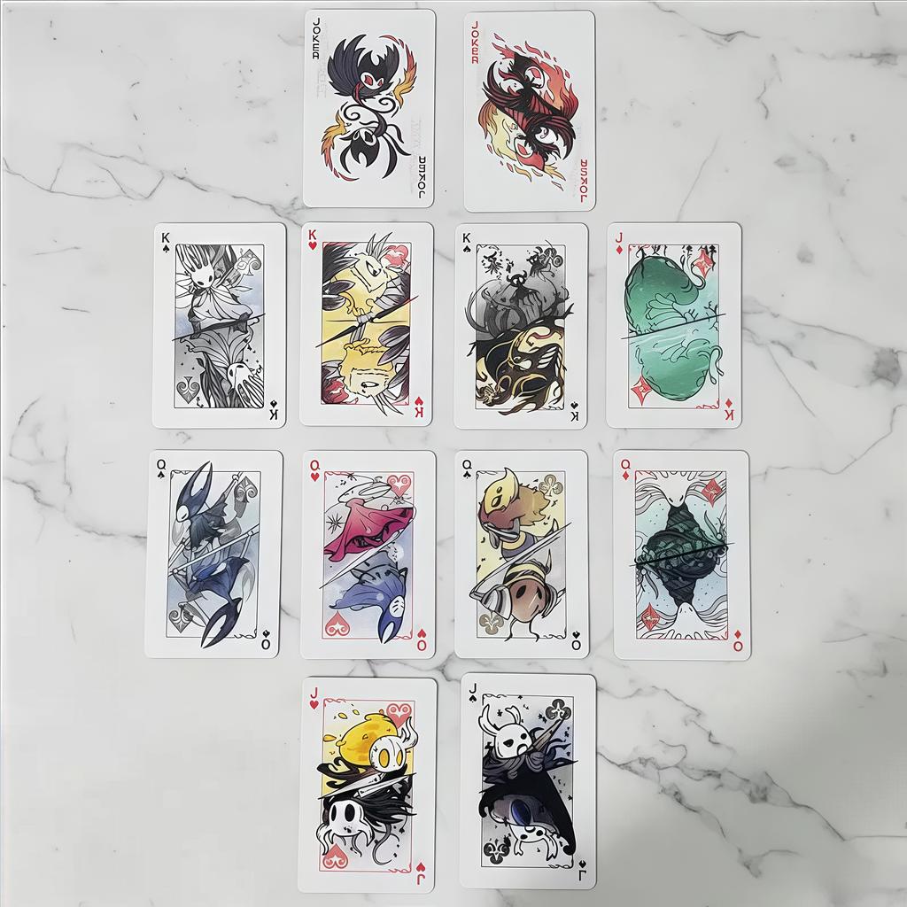 Hollow Knight Стандартная Покерная Карточная Семейная Вечеринка Настольная Игра Игральные Карты Группа Портативная Креативная Настольная Подарочная Коллекция Покеры игрушка